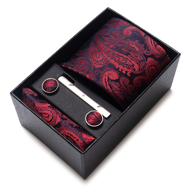 Men'S Accessories Gift Set Branded - Marka Klasik Tatil Hediye Kutusu Kravat