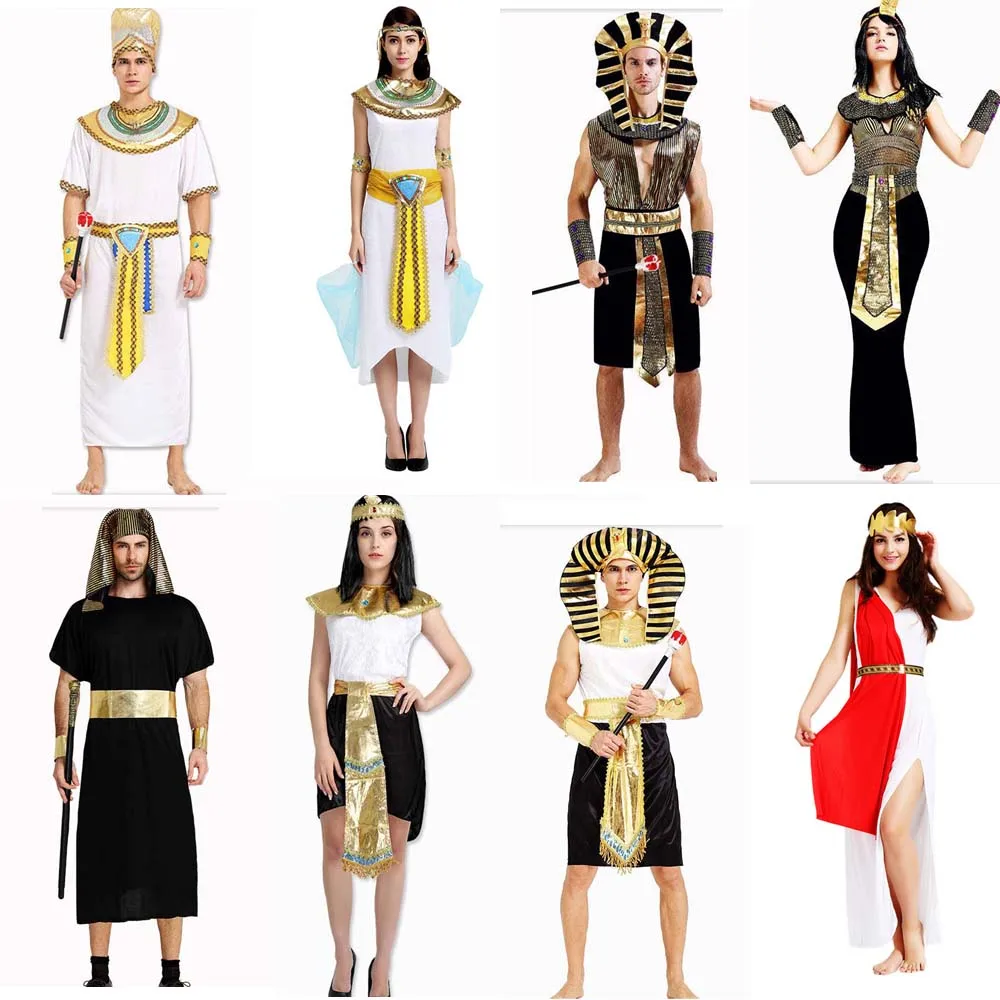 Men Accessories Egypt - Yenilik Antik Mısır Firavunu Kostüm Seti