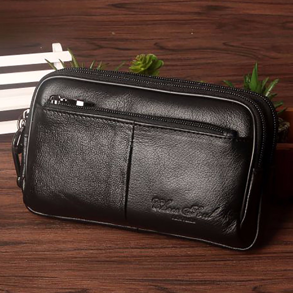 Men Accessories Box - Erkekler debriyaj bel paket çantası hücre/cep