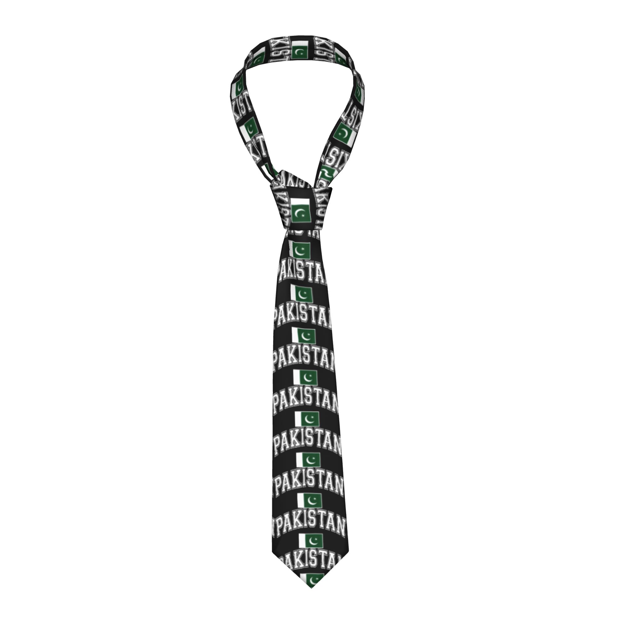Men Accessories In Pakistan - Pakistan Pakistan Bayrağı Kravat Eğlence Boyun