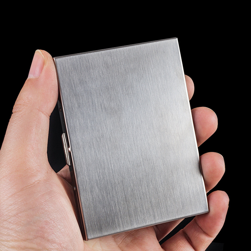 Men Accessories Box - Paslanmaz çelik uzatılmış şık açılır kapanır