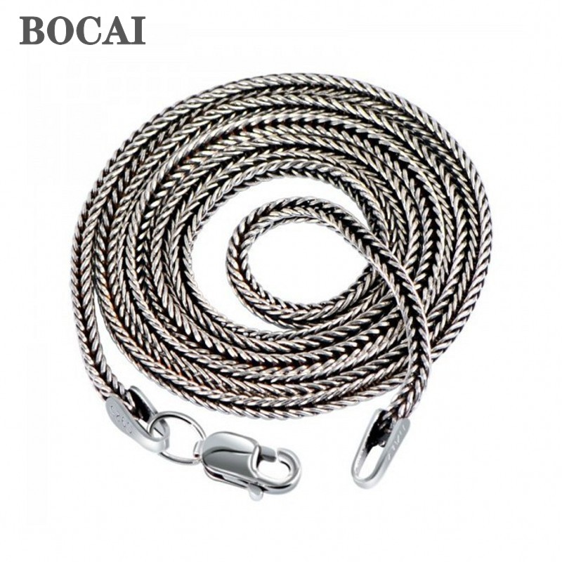 Men Accessories Singapore - BOCAI Gerçek S925 Gümüş Takı Aksesuar