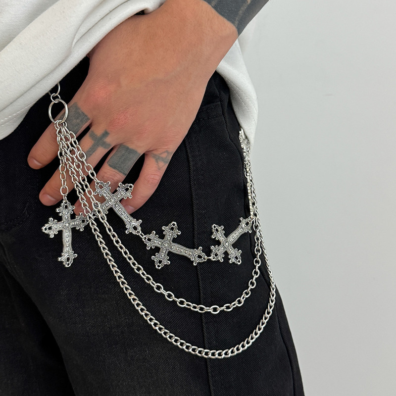Men Accessories Chain - Moda Punk Metal Pantolon Zinciri Hip