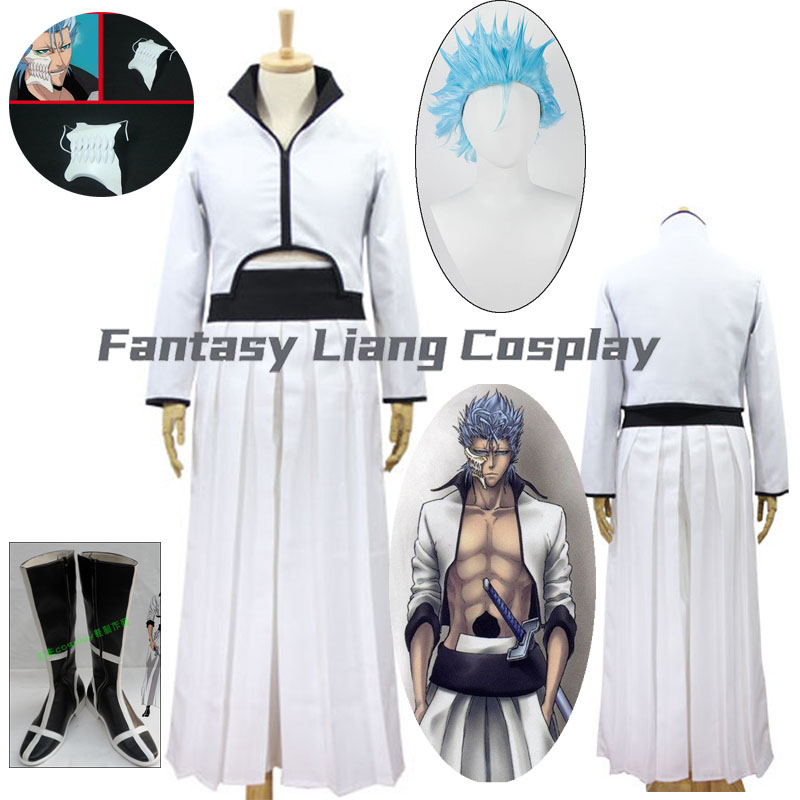 Men Accessories Korea - Anime Grimmjow Jaegerjaquez Cosplay Kostüm Peruk