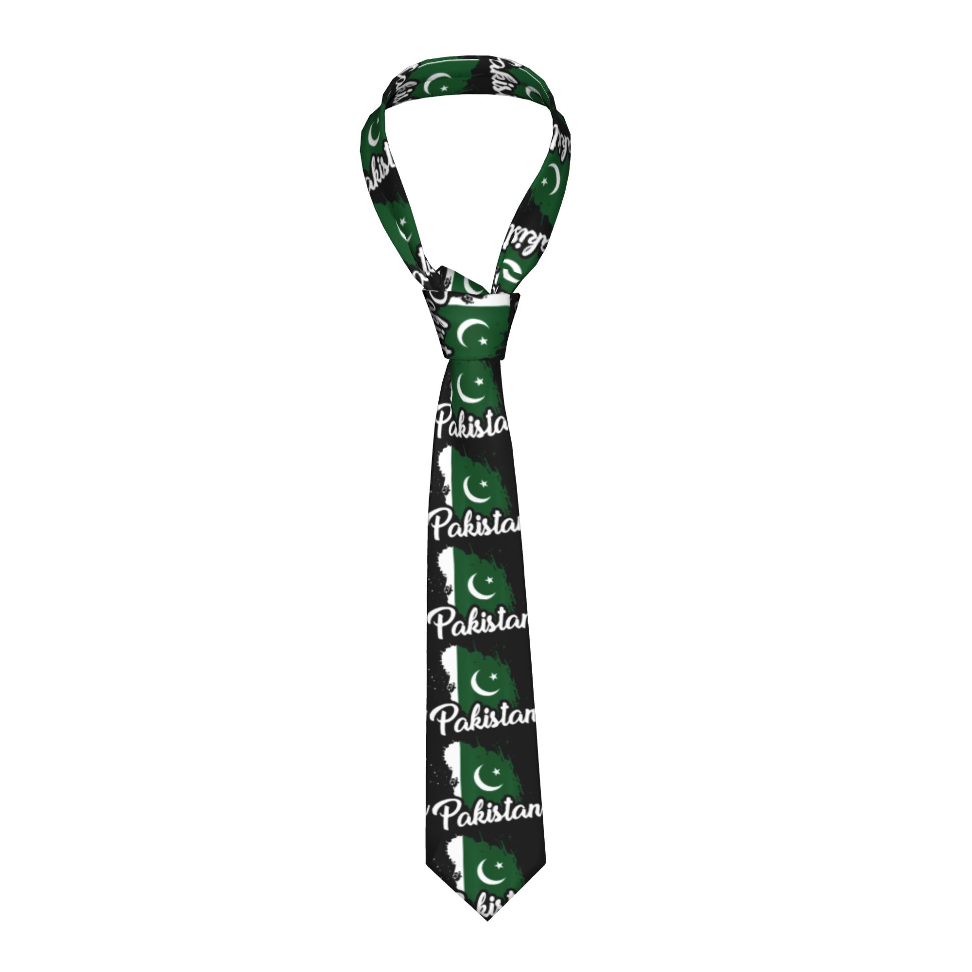Men Accessories In Pakistan - Erkek Kravatı Pakistan Bayrağı Pakistan Kravatları