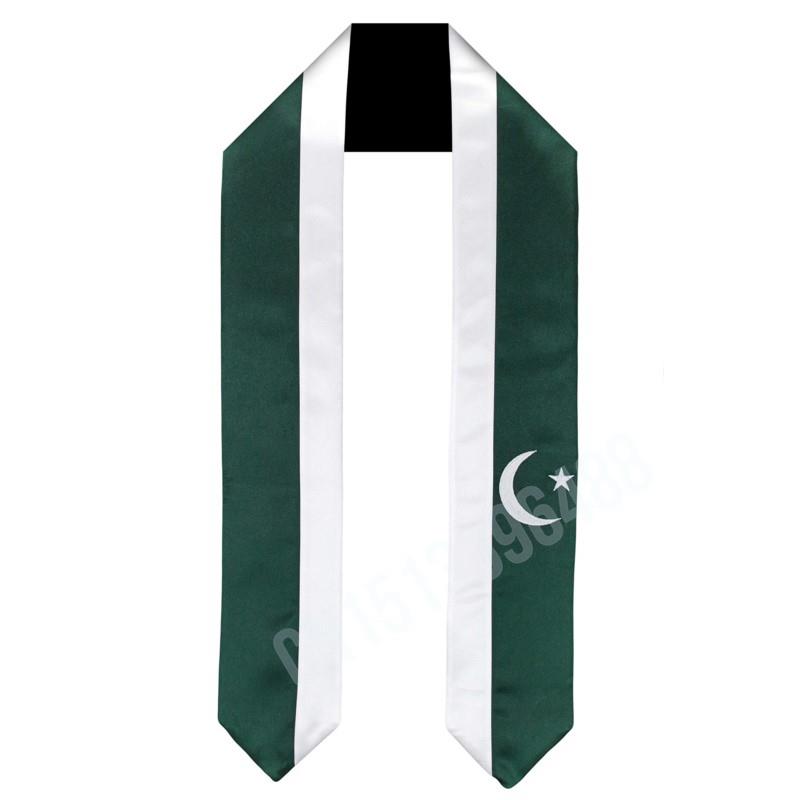 Men Accessories In Pakistan - Pakistan Bayrağı Eşarp Üst Baskı Mezuniyet