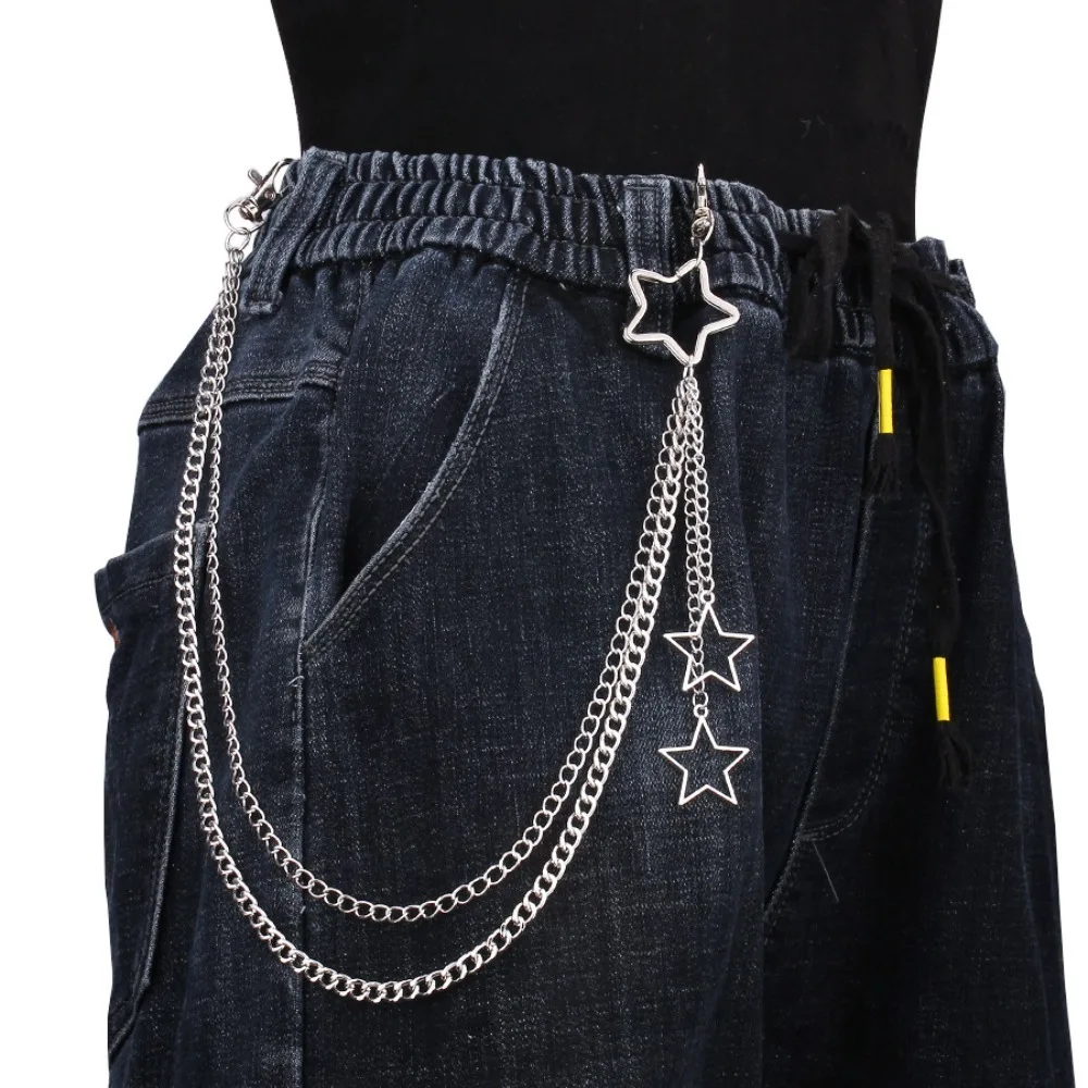 Men Accessories Chain - Charm Gümüş Renk Paslanmaz Çelik Hollow