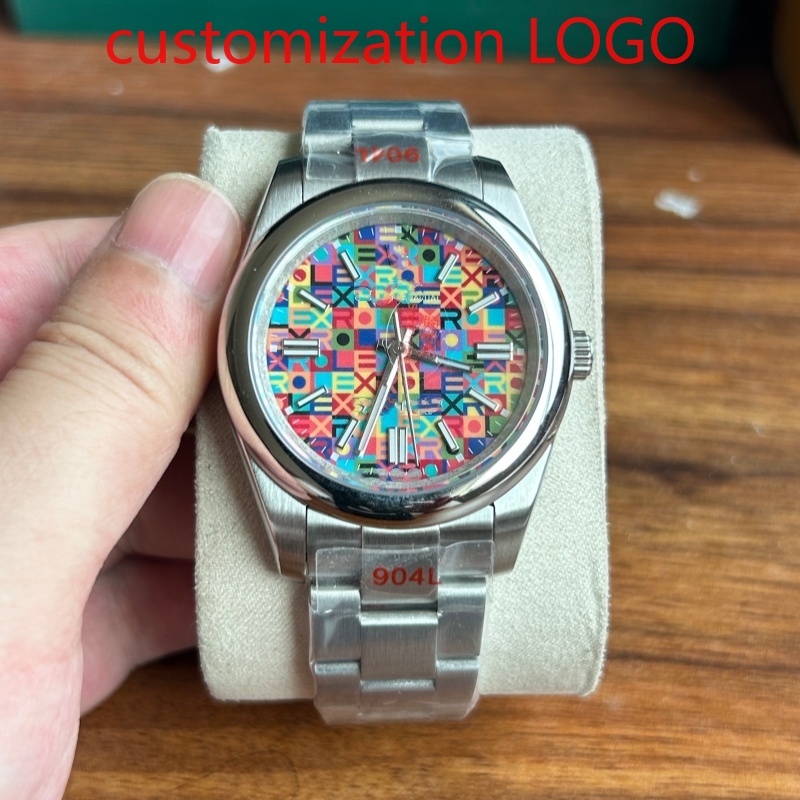 Men Accessories Jewellery - 31mm/36mm/40mm Renkli Lüks Otomatik Mekanizmalı 904L