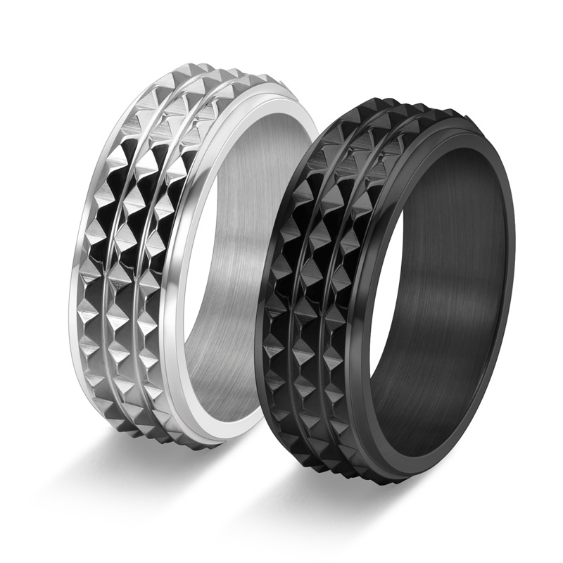 Men Accessories Egypt - Mısır piramit Fidget Spinner erkekler yüzükler
