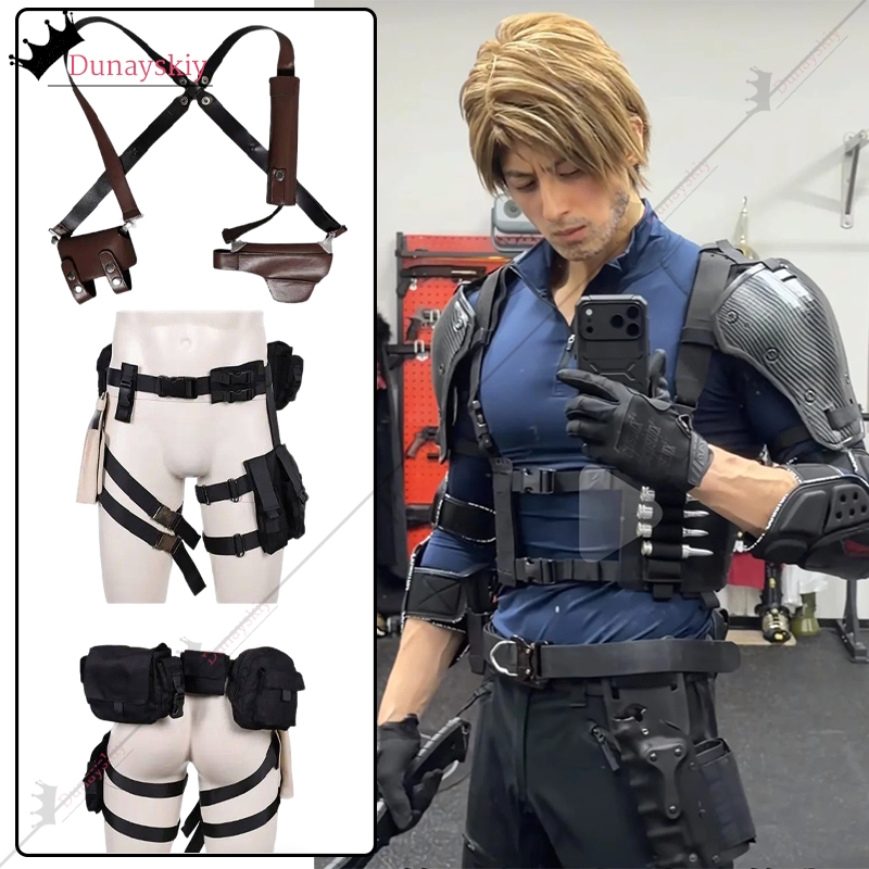 Men Accessories Korea - Fantasia Leon Scott Cosplay Kostümleri Bel