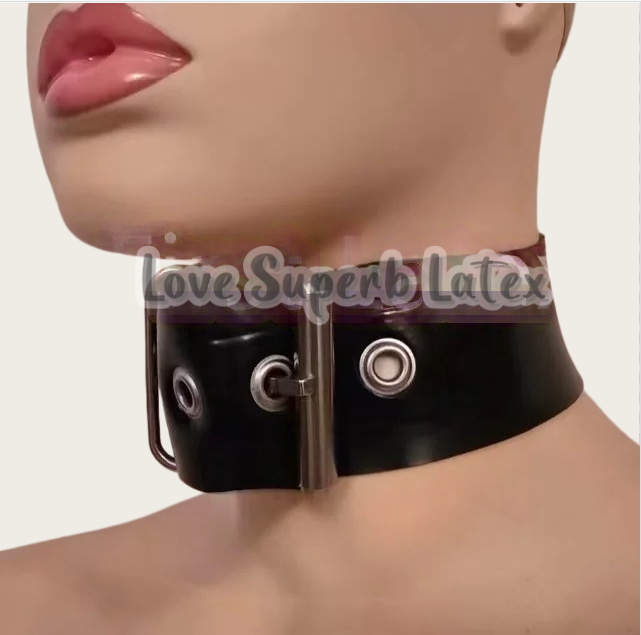 Men Accessories Chain - 0.4mm Seksi Lateks Boyun Gerdanlık Kauçuk