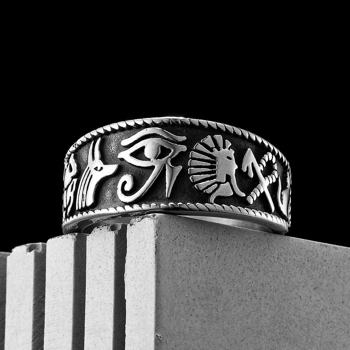 Men Accessories Egypt - Mısır Firavunu Horus'un Gözü Totem Erkek