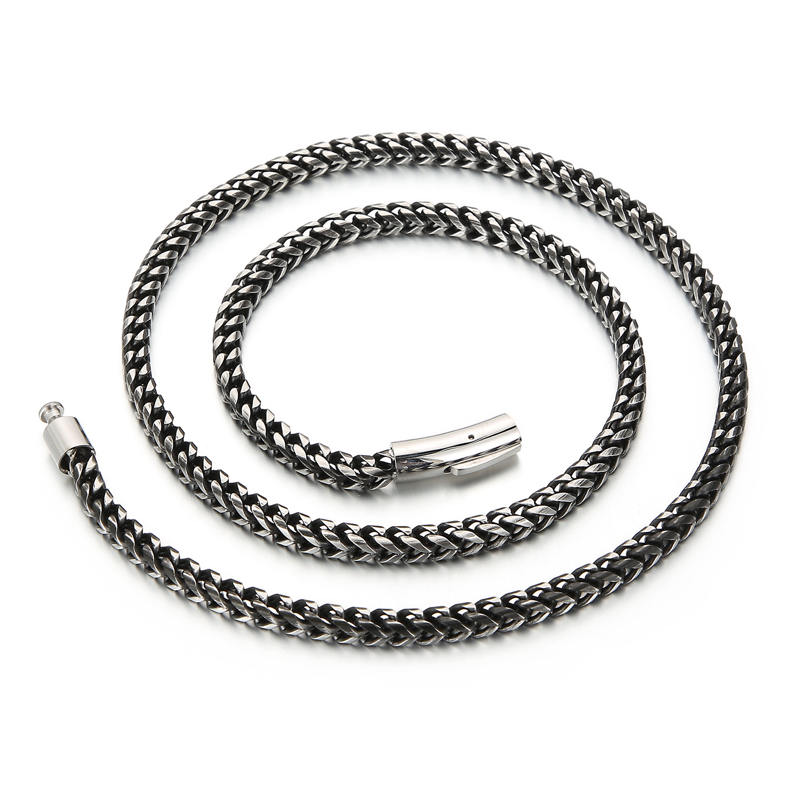 4mm genişlik paslanmaz çelik 6 - Men Accessories Singapore incelemesi ve fiyatı