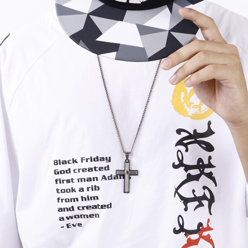 Kalen Hiphop Çapraz Kolye Koly - Men Accessories Singapore incelemesi ve fiyatı