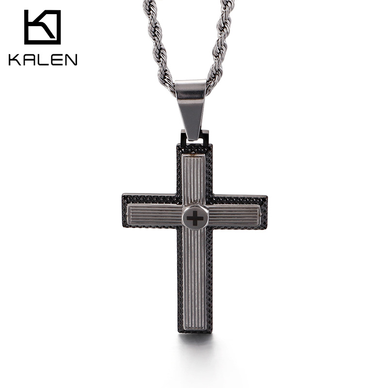 Kalen Hiphop Çapraz Kolye Koly - Men Accessories Singapore incelemesi ve fiyatı