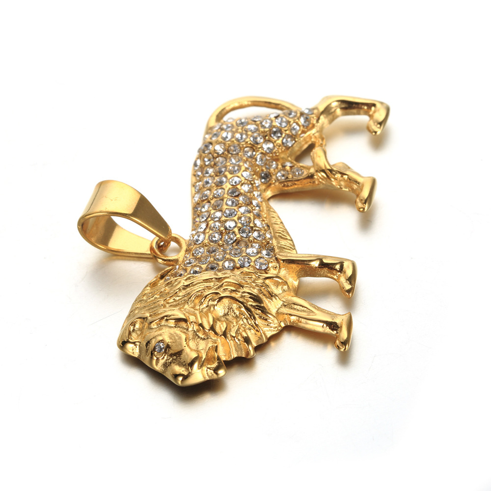 Hip-Hop Kristal Kakma Aslan Ko - Men Accessories Singapore incelemesi ve fiyatı