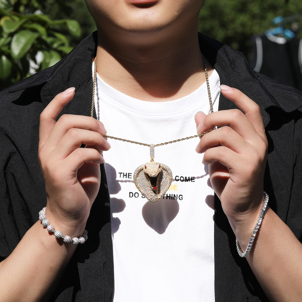 Yeni Cobra Hip Hop Kolye Erkek - Men Accessories Singapore incelemesi ve fiyatı