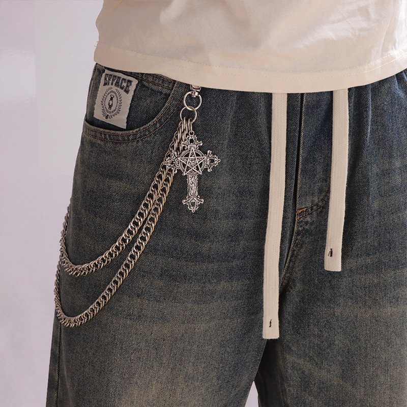 Moda Punk Metal Pantolon Zinci - Men Accessories Chain incelemesi ve fiyatı