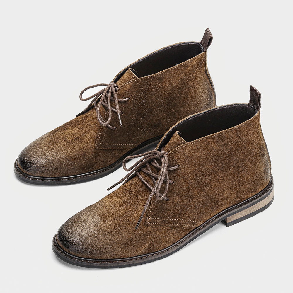 Deri Botlar Retro Rahat Marka  - Men'S Accessories Leather incelemesi ve fiyatı