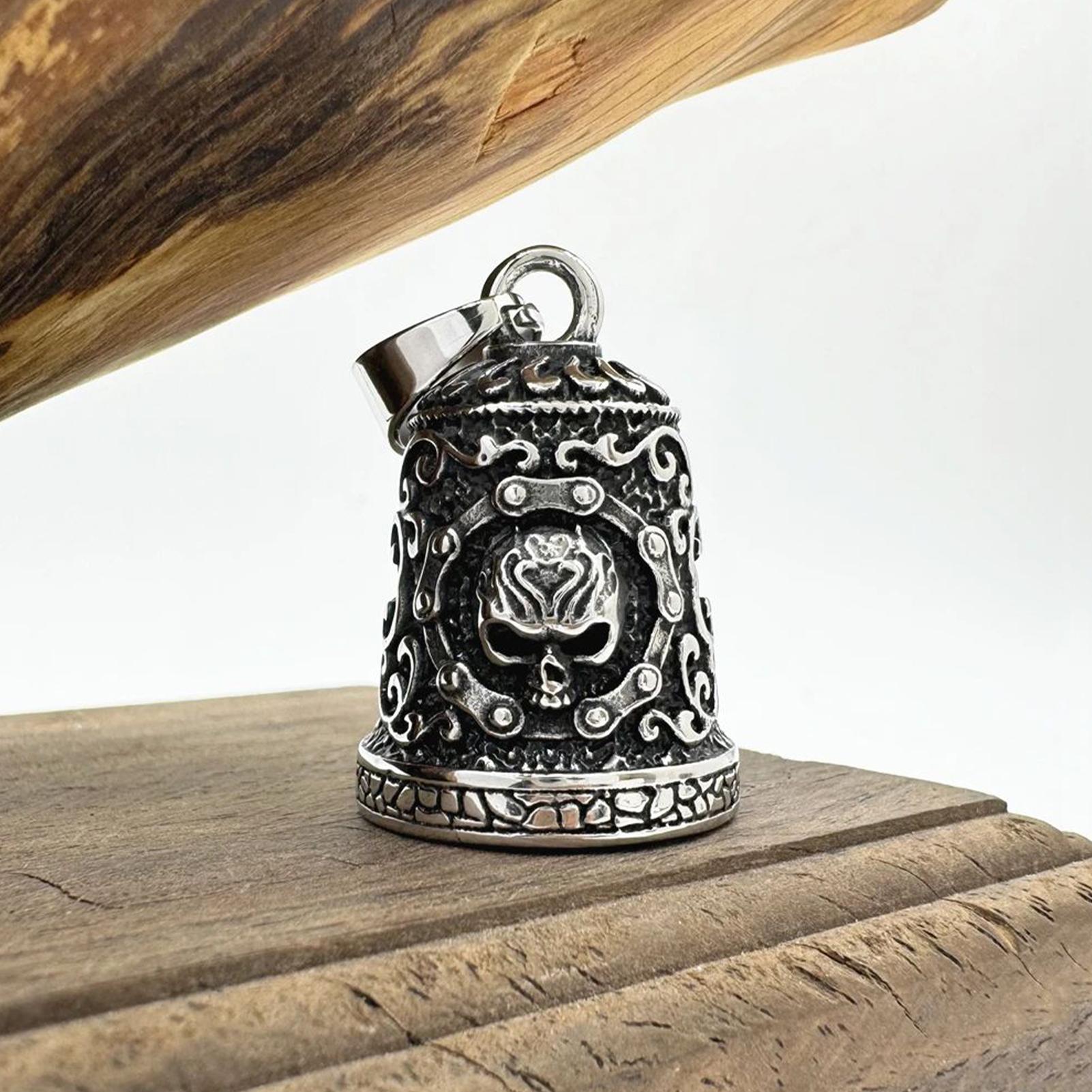 Kafatası çanı Charm motosiklet - Men Accessories Chain incelemesi ve fiyatı