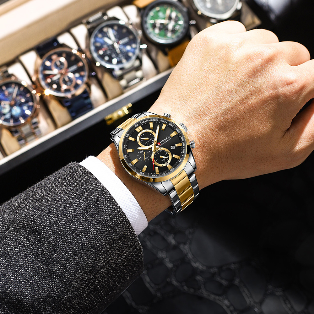CURREN Casual Kuvars Chrono Sp - Men Accessories Jewellery incelemesi ve fiyatı