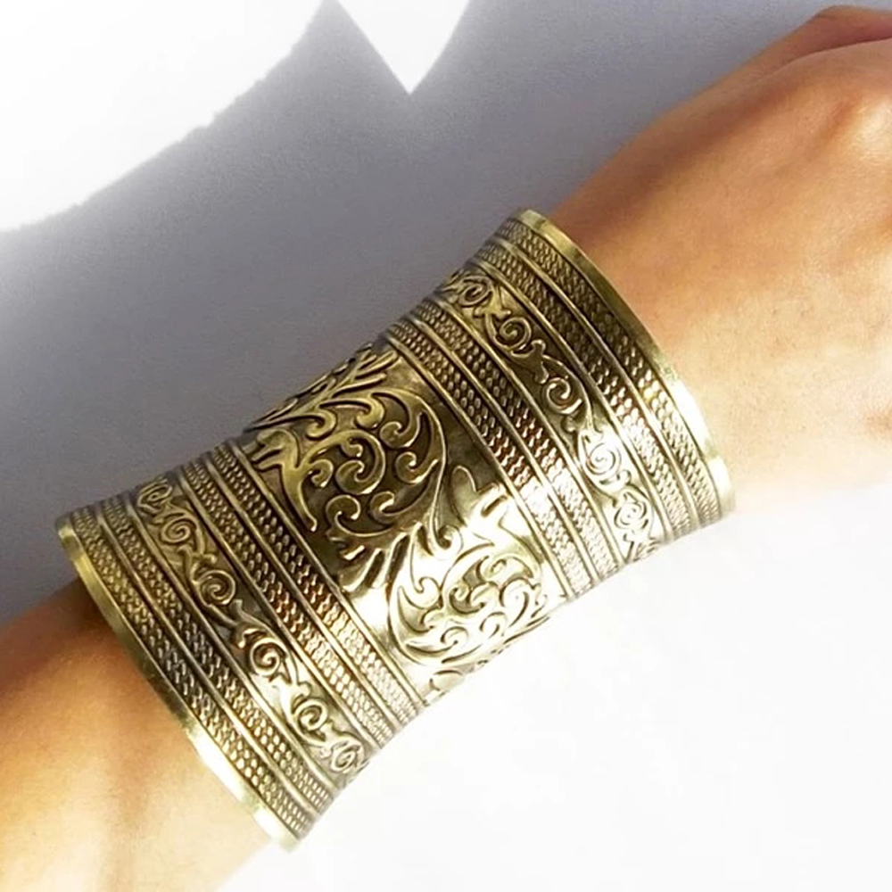Vintage Alaşım Geniş Manşet Bi - Men Accessories India incelemesi ve fiyatı