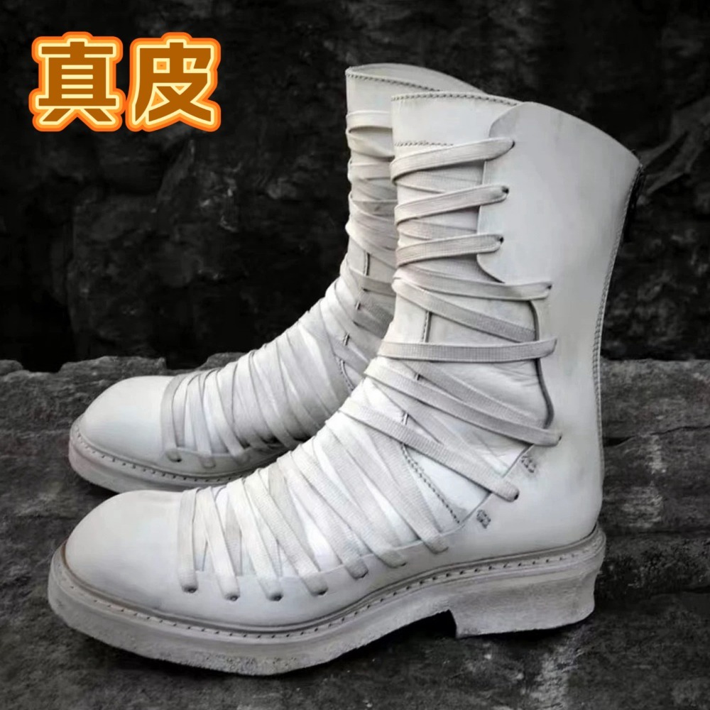 Çoklu Çapraz Bağcıklı Beyaz Yü - Men'S Accessories Leather incelemesi ve fiyatı