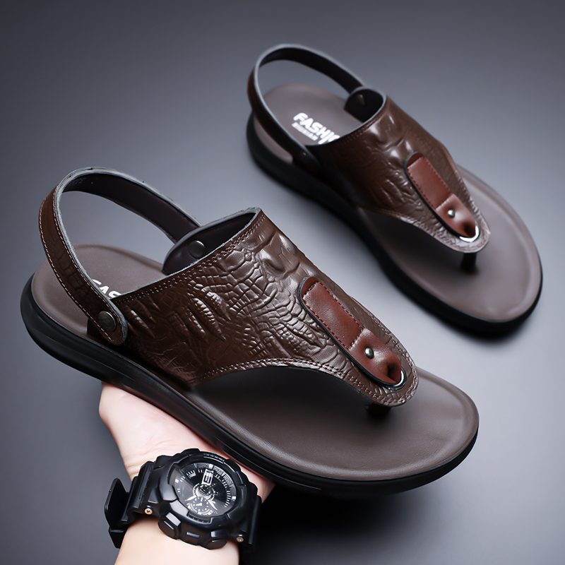 Erkek Suni Deri Sandalet Yazlı - Men'S Accessories Leather incelemesi ve fiyatı