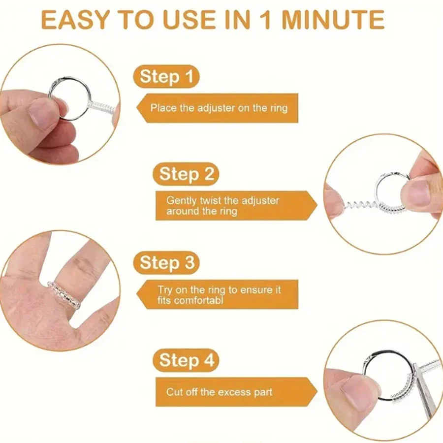 4/8 adet-Halka Boyutu Ayarlayı - Men Accessories Jewellery incelemesi ve fiyatı