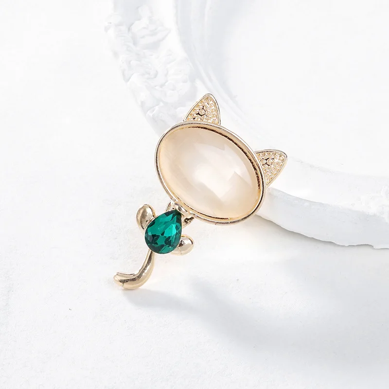 1 adet şık kedi broş kadın erk - Men'S Accessories Trends 2025 incelemesi ve fiyatı