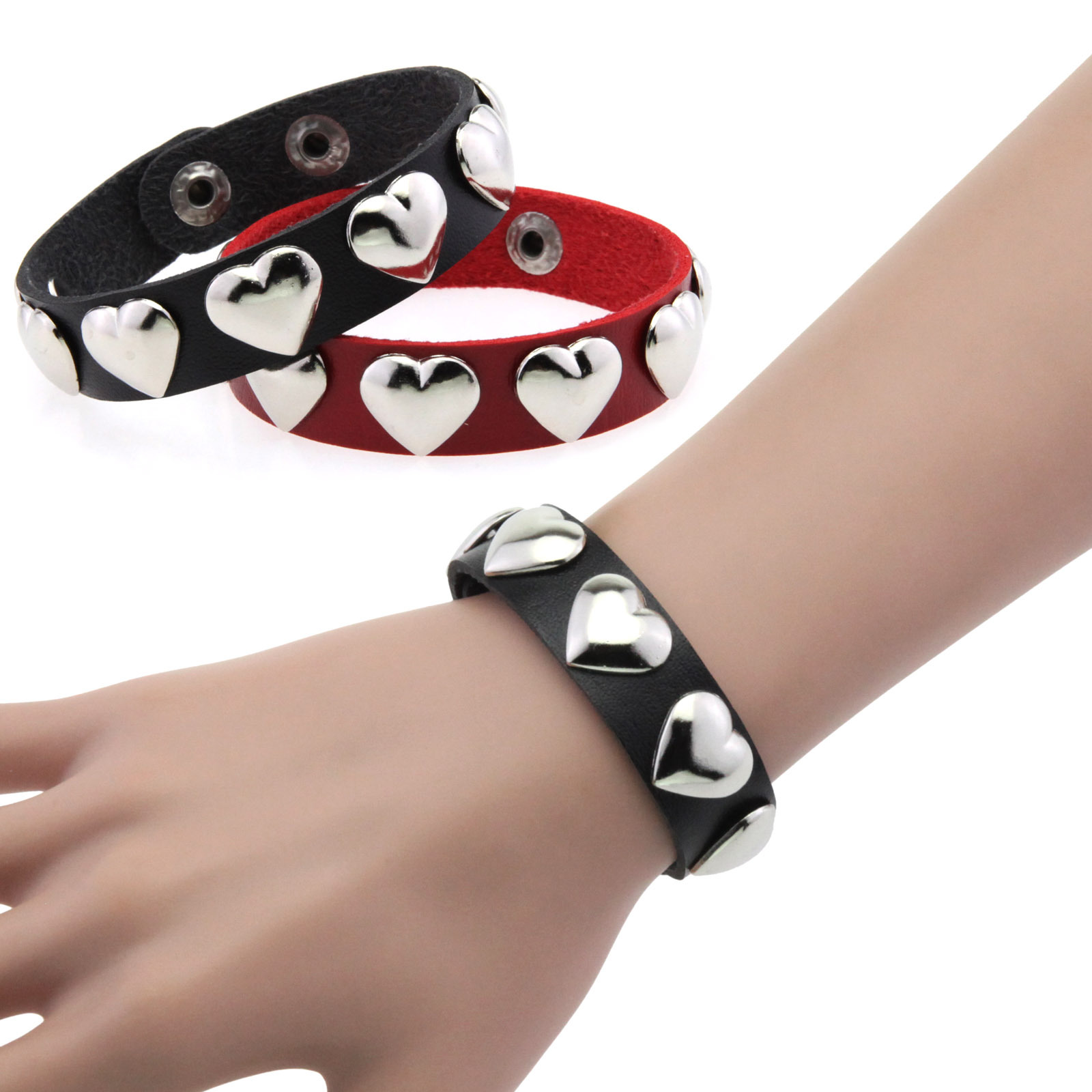 Kalp Punk Serin Bilezik Kadın  - Men'S Accessories Trends 2025 incelemesi ve fiyatı