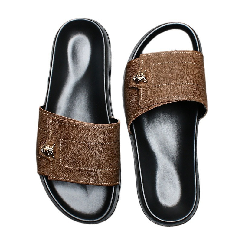2025 yeni hakiki deri terlik M - Men'S Accessories Leather incelemesi ve fiyatı