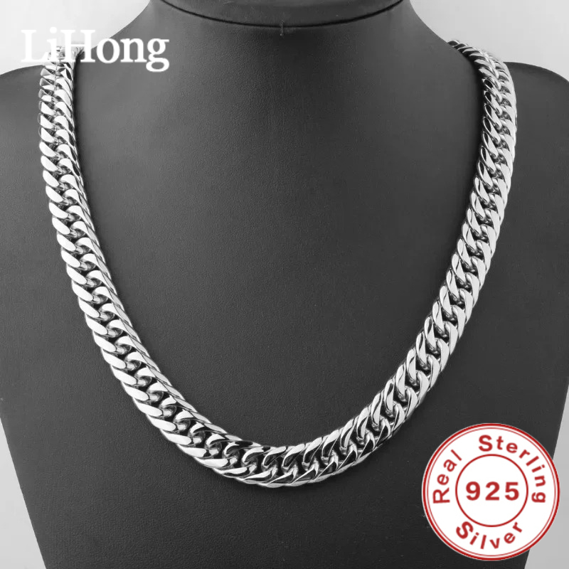 925 Ayar Gümüş 45-60 cm 10mm K - Men Accessories Singapore incelemesi ve fiyatı