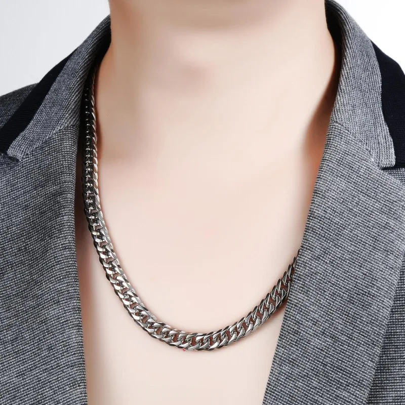 925 Ayar Gümüş 45-60 cm 10mm K - Men Accessories Singapore incelemesi ve fiyatı