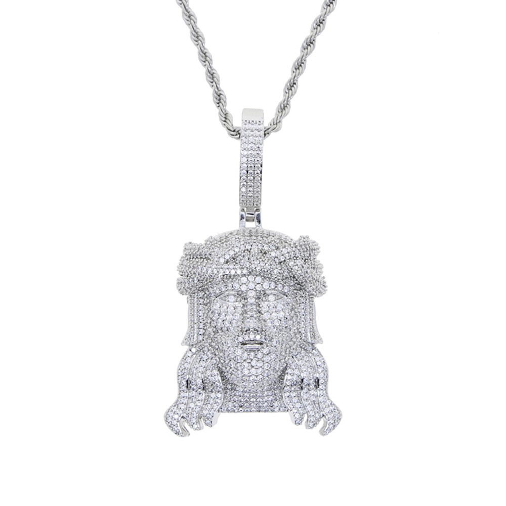 Yeni Hip Hop Elmas Portre Koly - Men Accessories Singapore incelemesi ve fiyatı